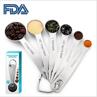 Adjustable Measuring Spoon with Double End Adjustable Scale, 9 Stalls All  in One Measuring Spoon, Wide Range of Measurements, Measures Dry and