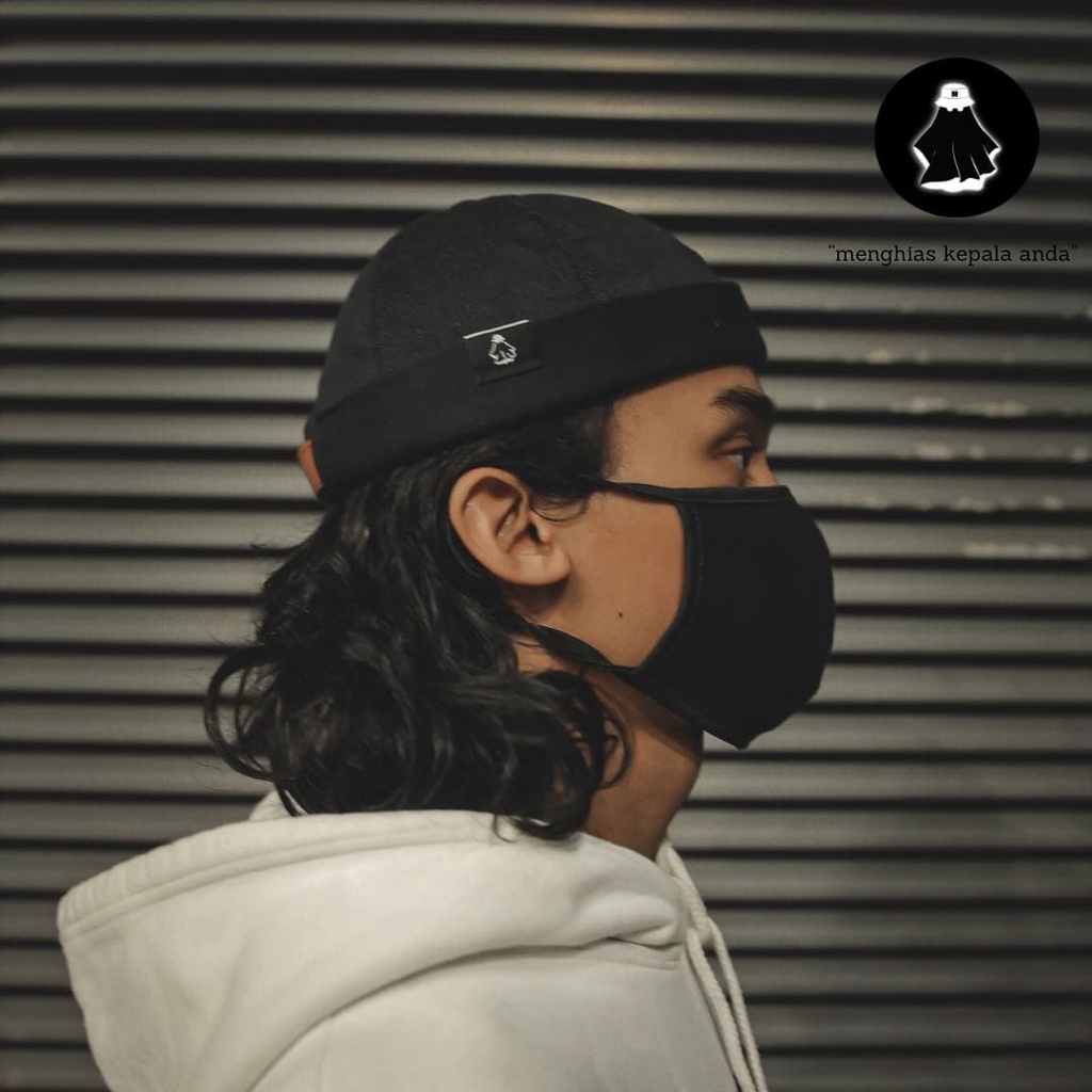 surferserf miki hat basic Brimless cap topi viral topi kopiah Fashion  Hat Topiah short