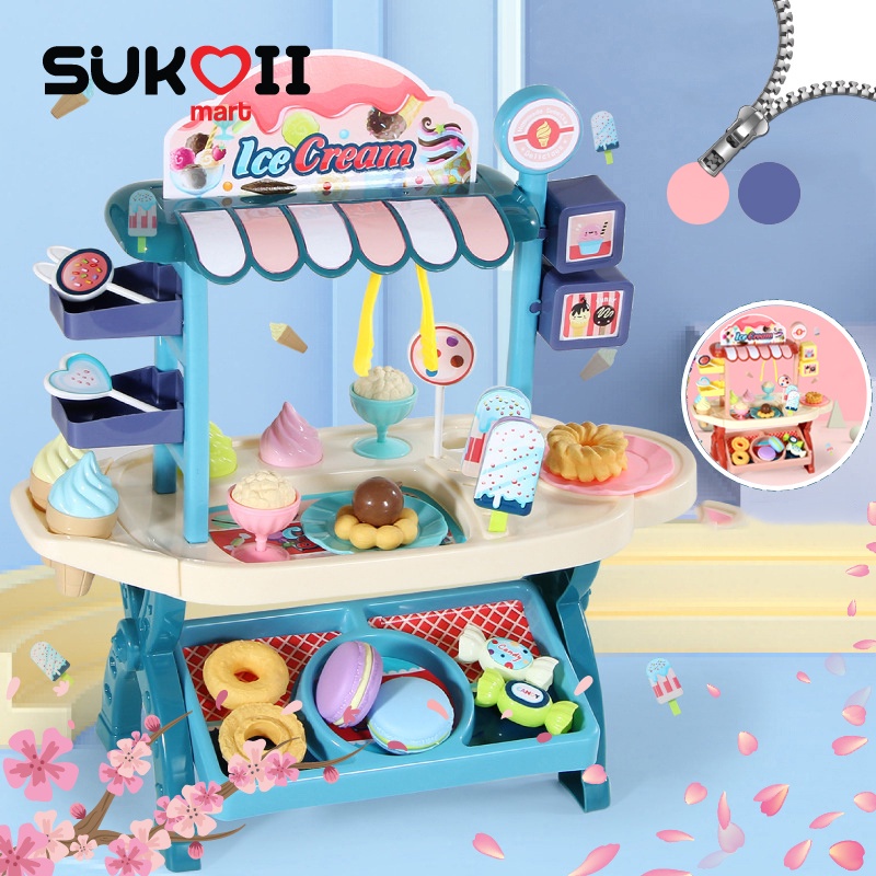 SKOI Childrens Ice Cream Educational Pretend Play Candy Toys Food ...