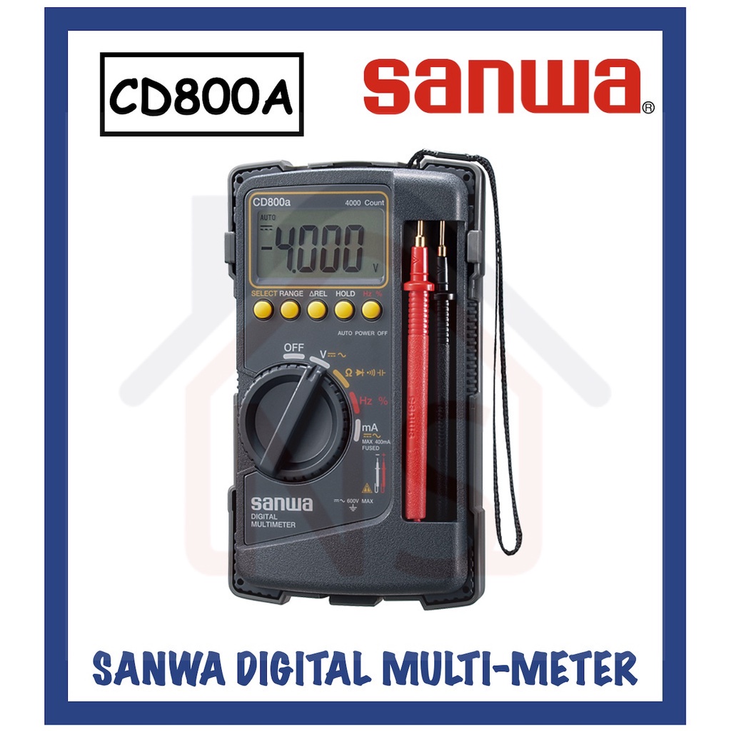 SANWA Digital Multimeter CD800A (Japan) Shopee Singapore
