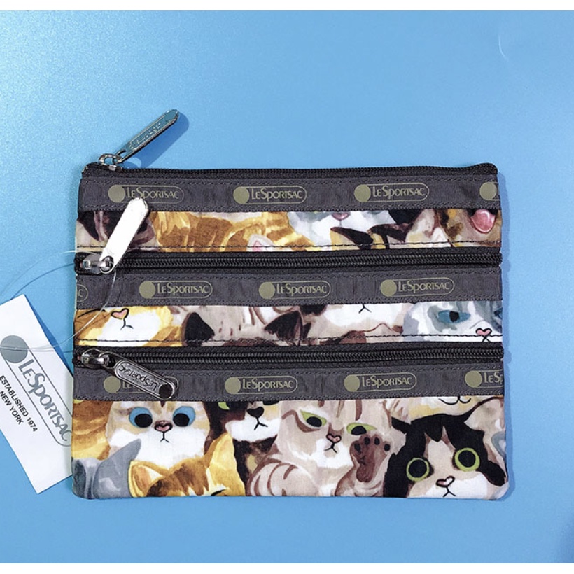 Lesportsac Coin Pouch Waterproof Small Wallet Shopee Singapore