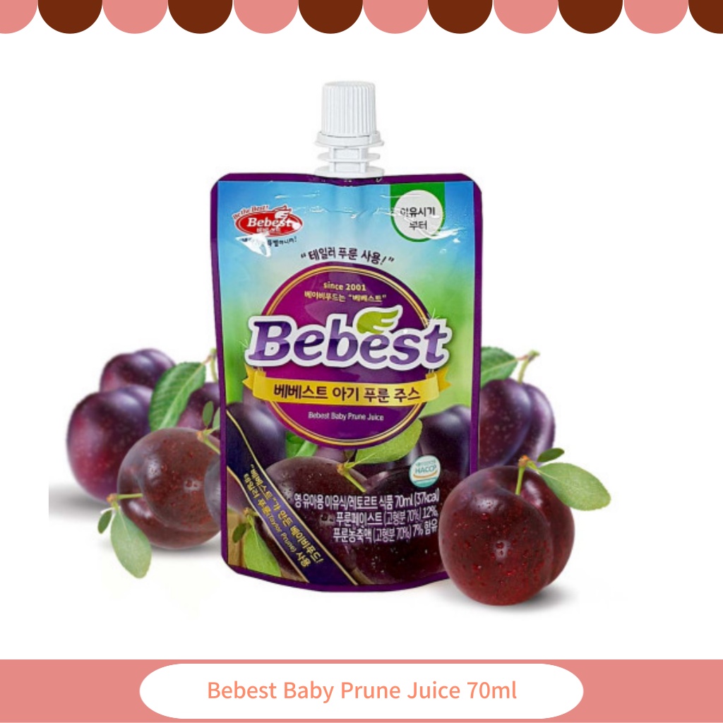 BEBEST Baby Prune Juice 70ml / HACCP Shopee Singapore