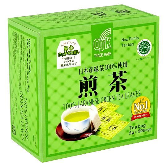 OSK JAPANESE GREEN TEA LEAVES 日本煎茶【2g x 50's x 1 Box】(HALAL