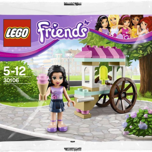 LEGO Friends 30106 Ice Cream Stand Polybag Emma 30108 Summer Picnic Polybag Mia Shopee Singapore