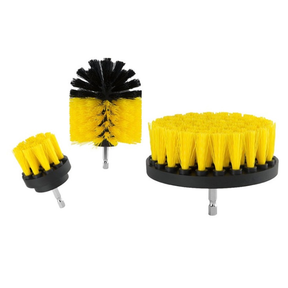 Electric Drill Bit Brush 3pcs set (Drill is NOT included)