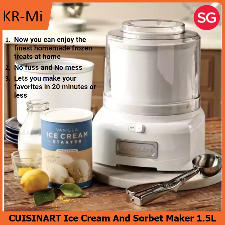 Cuisinart 2 litre ice cream online maker