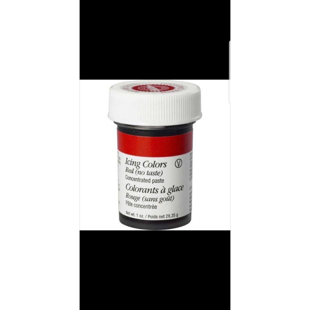 MERAH Wilton color Red No Taste 1oz icing gel paste color Red Food