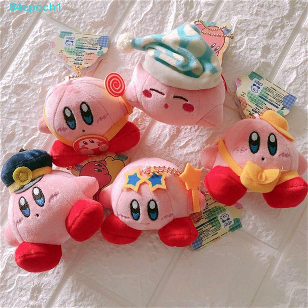 READY STOCK] Star Kirby Plush Keyring Kids Toys Soft Kawaii