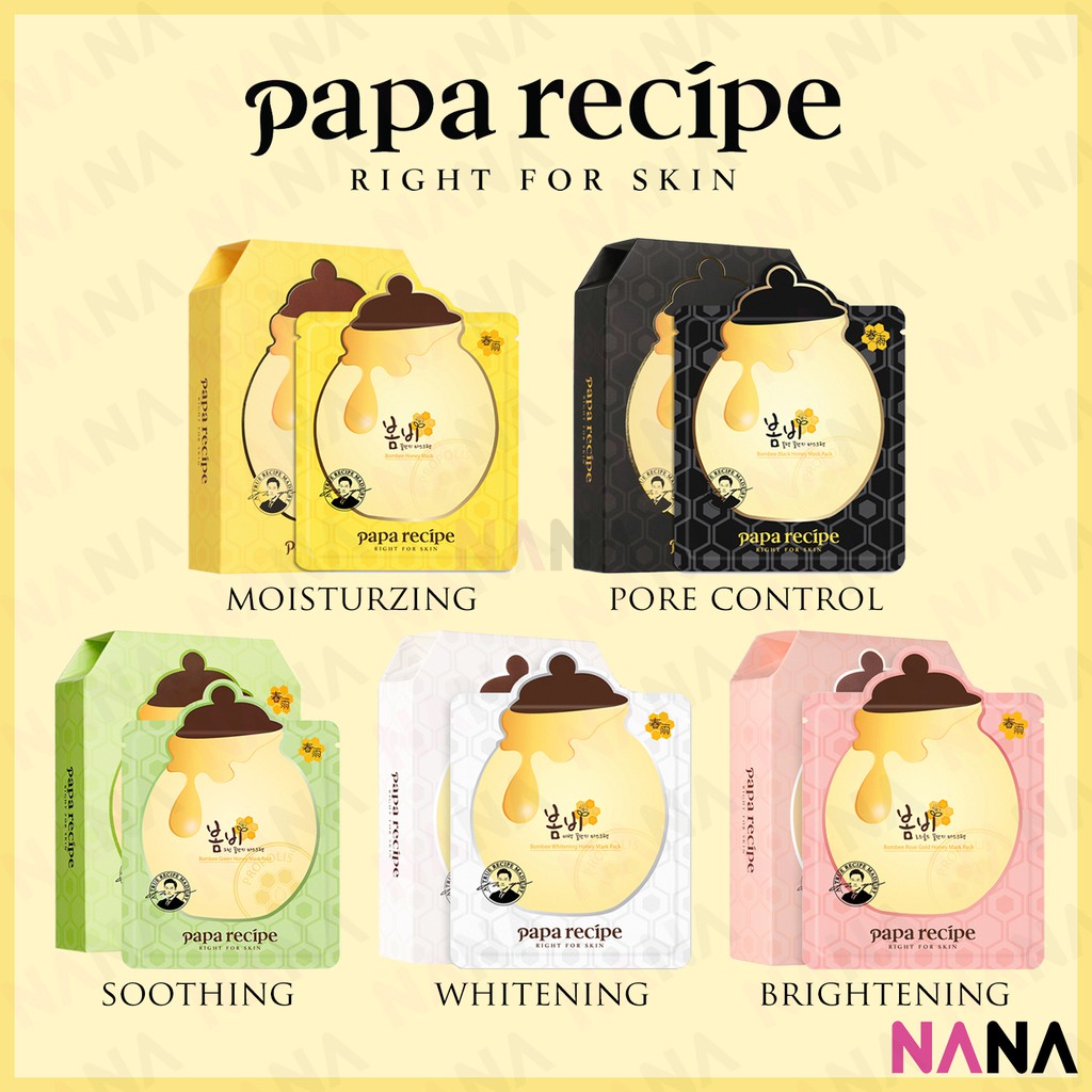 Papa Recipe Bombee Honey Mask (Honey/ White/ Black/ Rose Gold/ Honey