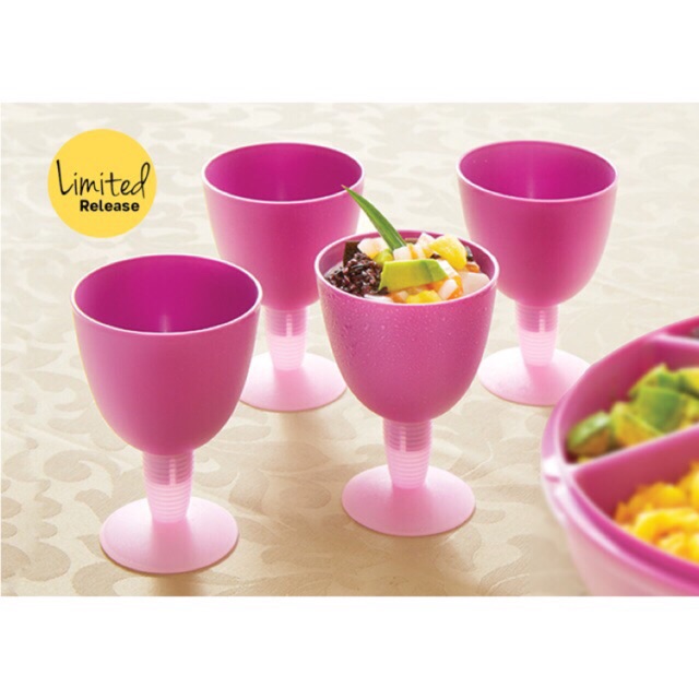 tupperware goblet (4pcs) | Shopee Singapore