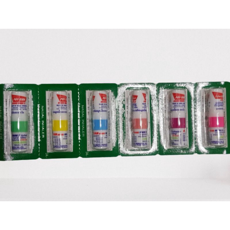 Inhaler poy sian mark II nasal inhaler poysian nasal wind oil thailand ...