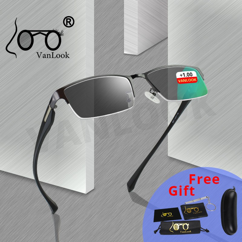 Photochromic Reading Glasses Chameleon Lens Men Women Anti Blue Ray