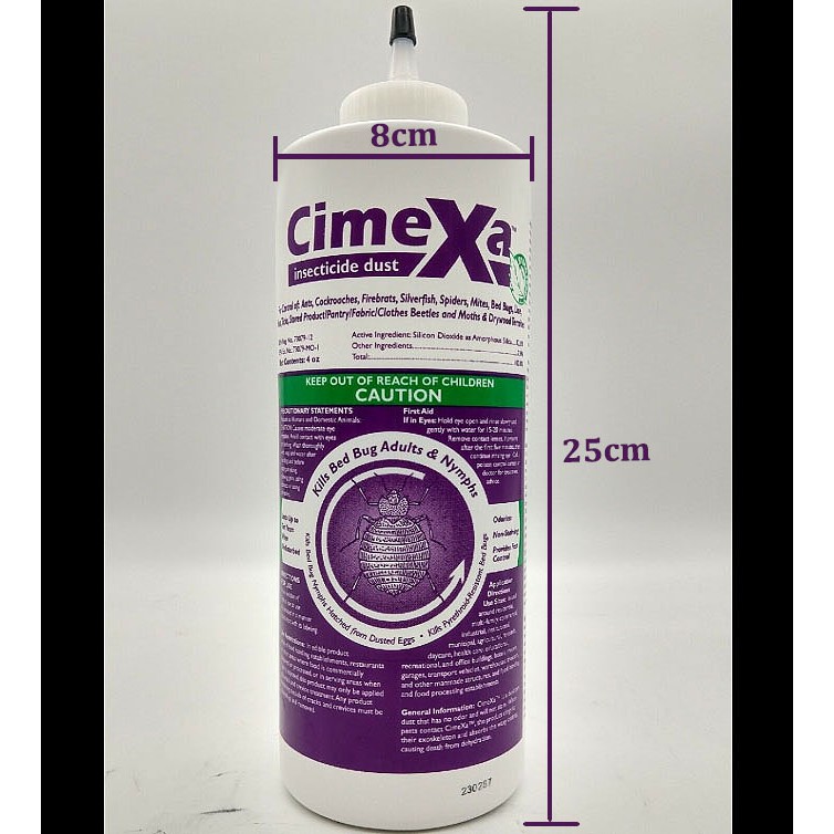 SG CimeXa Insecticide Dust 4oz Cimexa Bedbug killer insecticide Kill
