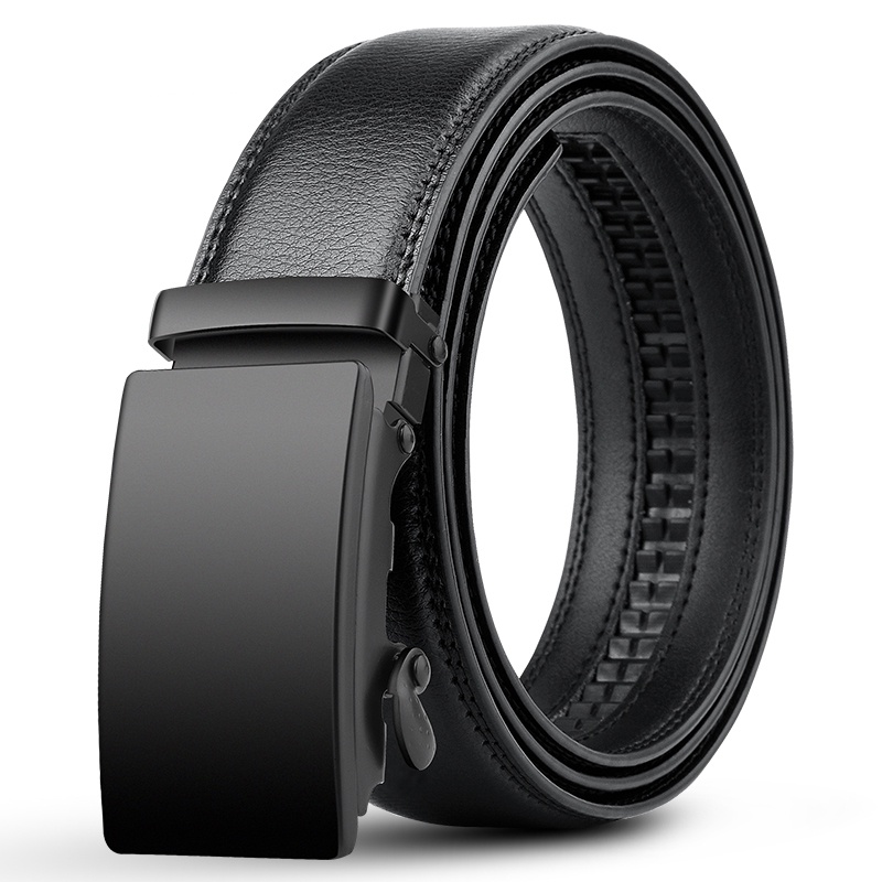 Plus Large Size Men Belt Women Black Alloy Automatic Buckle Belts ...