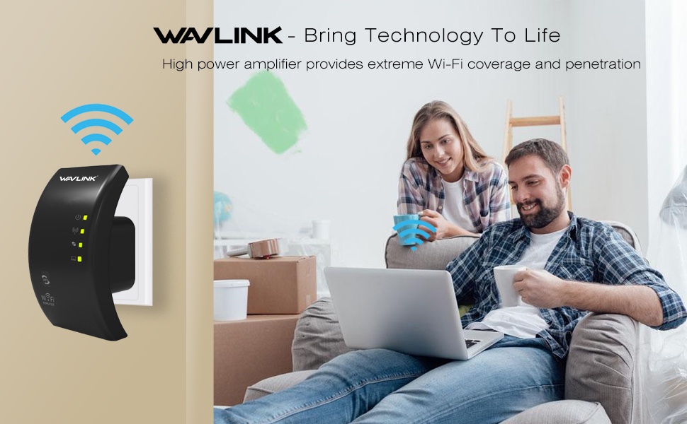 Wavlink N300 Wifi Repeater Range Extender Wireless Access Point 802.11n ...