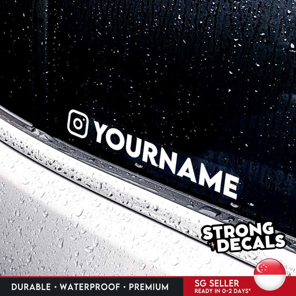[SG Seller] Insta Sticker for Cars