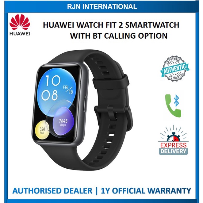HUAWEI WATCH FIT 2 SMARTWATCH WITH BLUETOOTH CALLING OPTION AND1.74