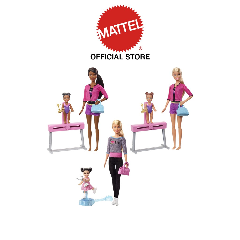 Barbie Gymnastics Coach Dolls & Playset For Girls Shopee Singapore