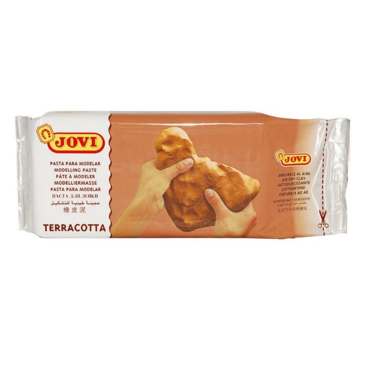 JOVI Terracotta Air Dry Modelling Hardening Clay 500g / 1KG | Shopee ...