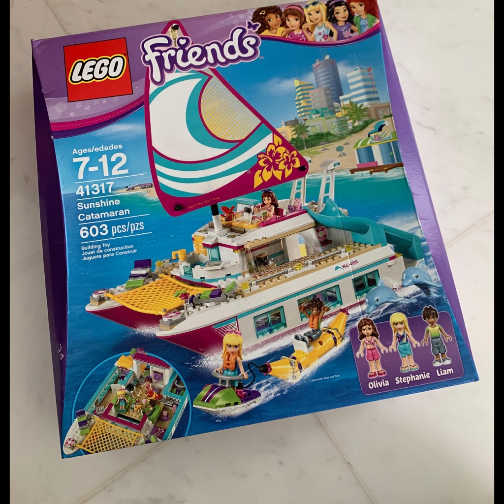 Lego friends sunshine catamaran 41317 best sale building kit