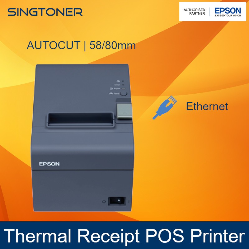 Original Epson Tm T82 Tm T82x Thermal Pos Receipt Printer Shopee Singapore 7063