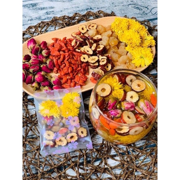Combo of 30 PACKAGES OF NHAN TEA (clears heat, cools the liver, calms ...