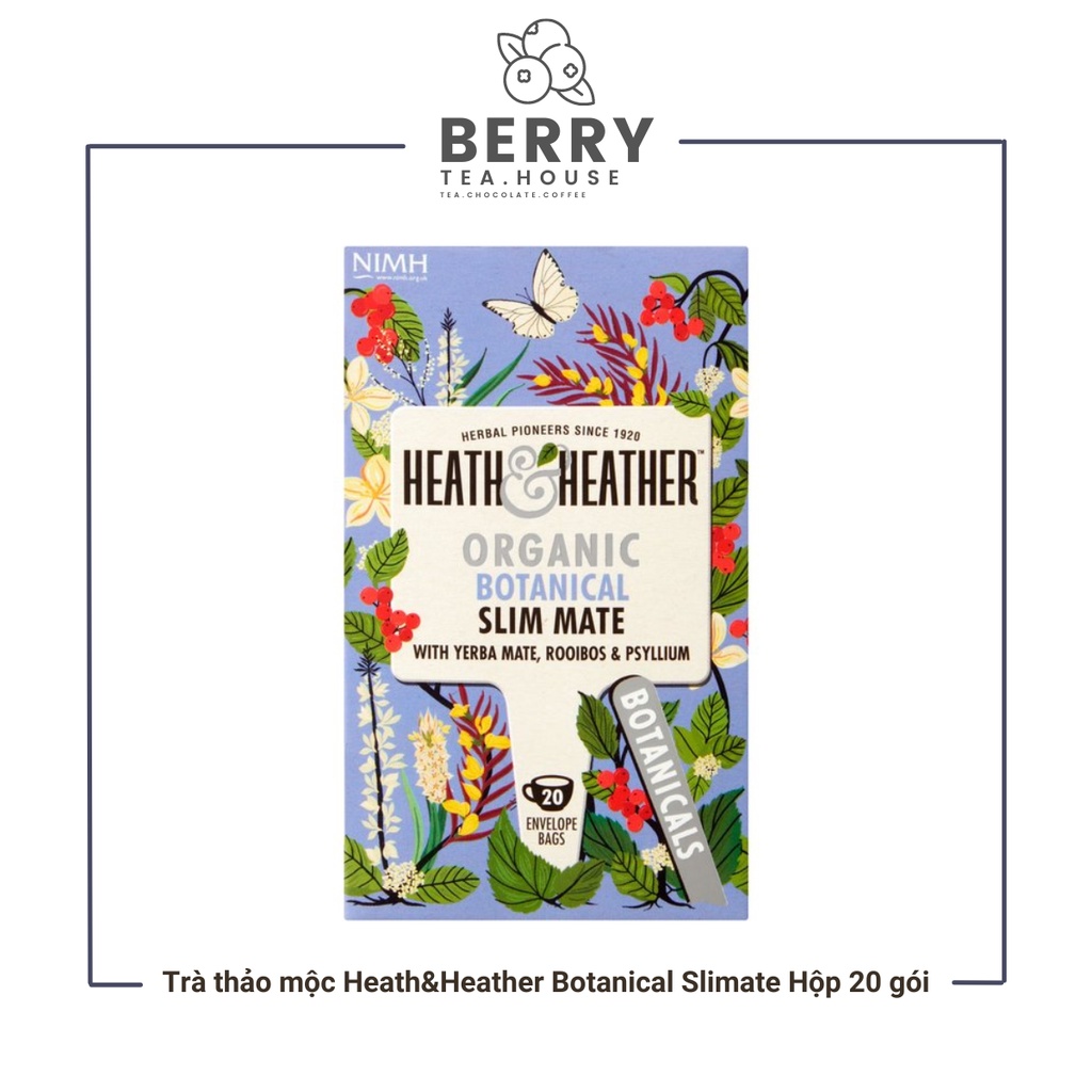 Herbal Tea Support Weight Loss Heath & Heather Botanical Slim Mate Box