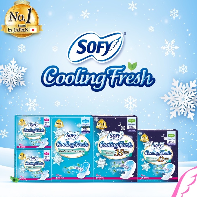 SOFY Cooling Fresh Sanitary Pads-Sofy Sanitary Pads Napkins