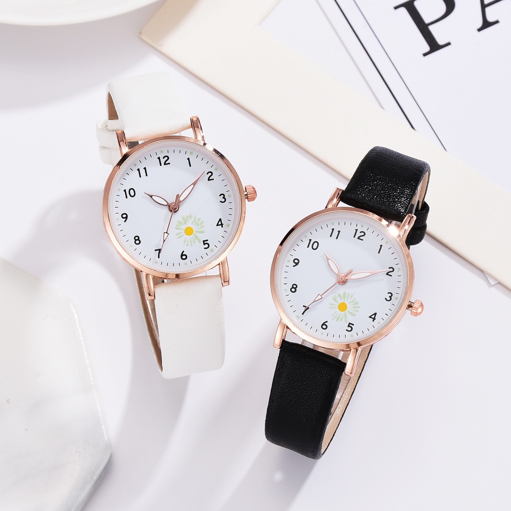 White leather clearance watches ladies