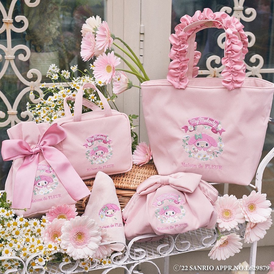 Maison De FLEUR】Japanese My Melody Women Lace Hand bag | Shopee