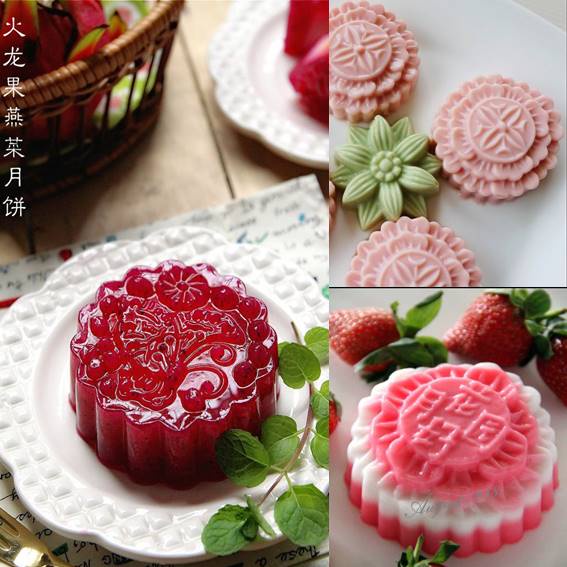 Mooncake Jelly Mould Mooncake Pudding Konnyaku Mould Acuan Agar Agar 中秋 ...