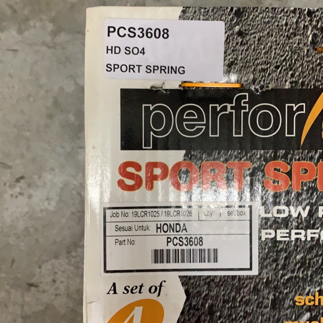 APM Honda Civic SO4 sport coil spring set (1 set 4 pcs) | Shopee Singapore