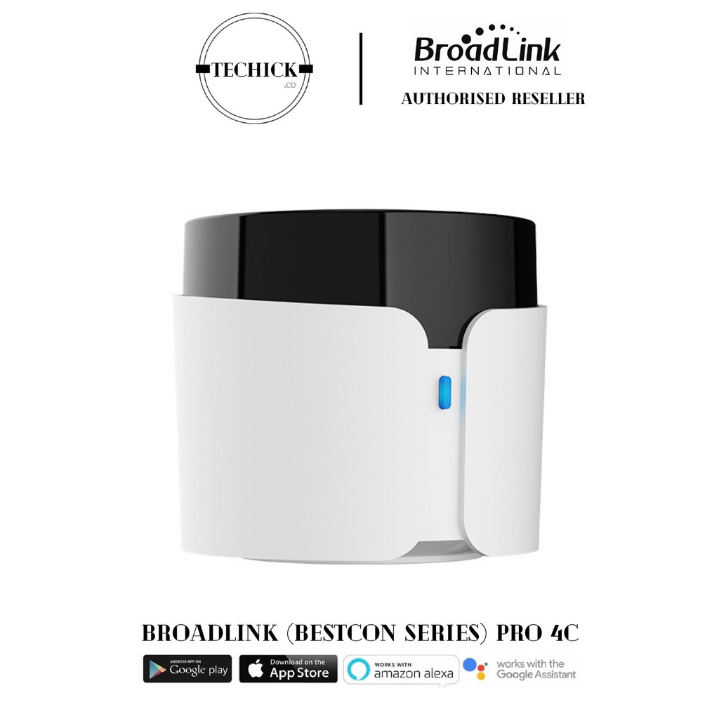 Broadlink (Bestcon Series) RM4C Pro, Universal Remote Controller, IR ...