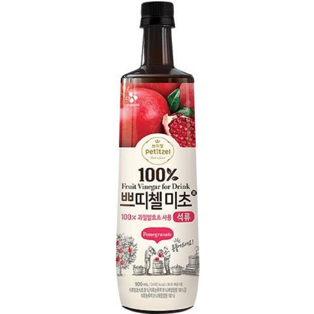 CJ Petitzel Fruit Vinegar Drink Pomegranate 900Ml [Korean] Shopee Singapore