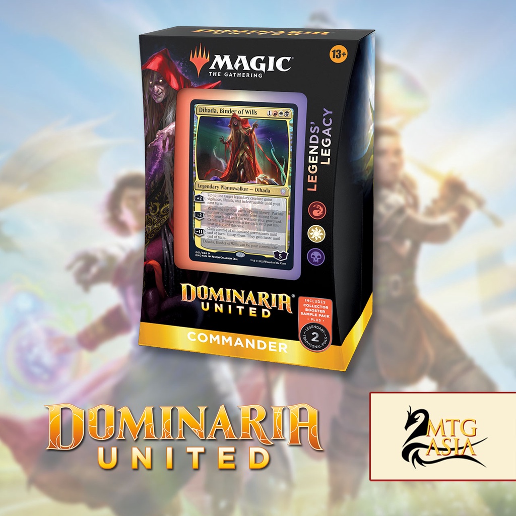 Legends' Legacy - Dominaria United Commander Decks English Magic The  Gathering MTG-ASIA Sealed | Shopee Singapore