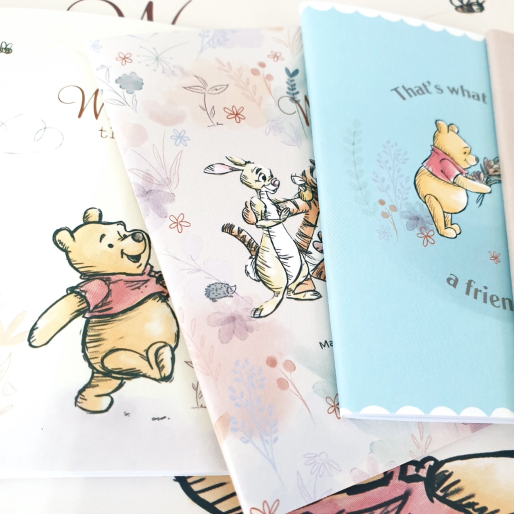 Winnie The Pooh Pocket Notebook 5pcs Small Disney The Notepad Eeyore ...