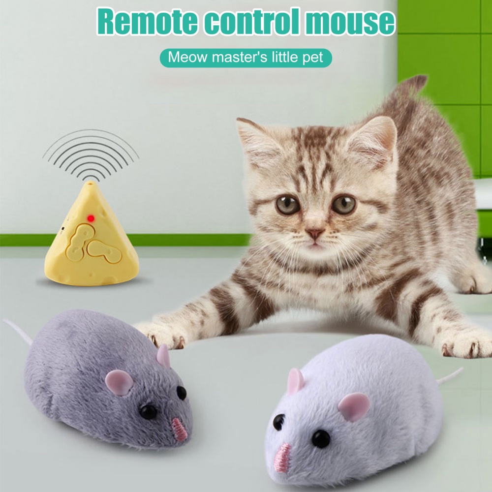 Funny Wireless Remote Control Mouse Rat Pet Toys, Cats Interactive Toys ...