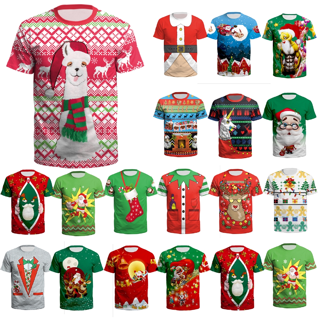 unisex christmas t shirts