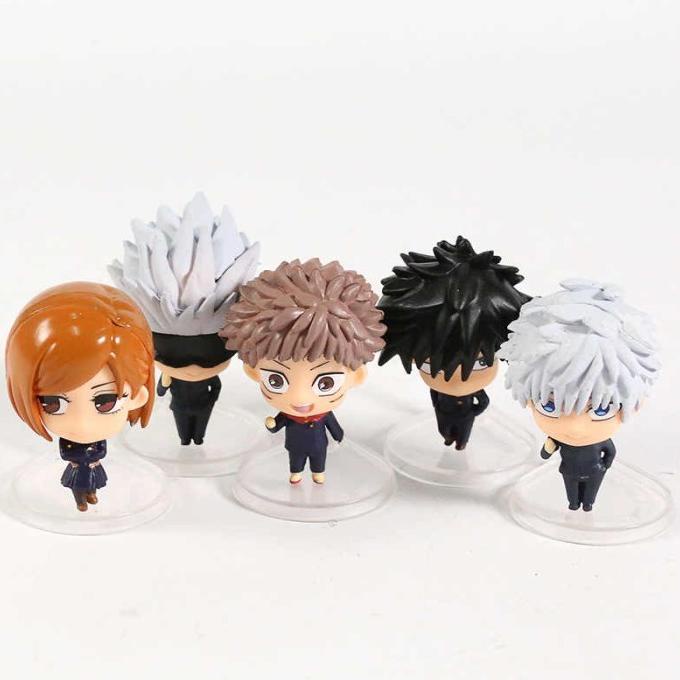 Anime Jujutsu Kaisen Figure Set 5pcs Itadori Gojo Satoru Megumi Limited