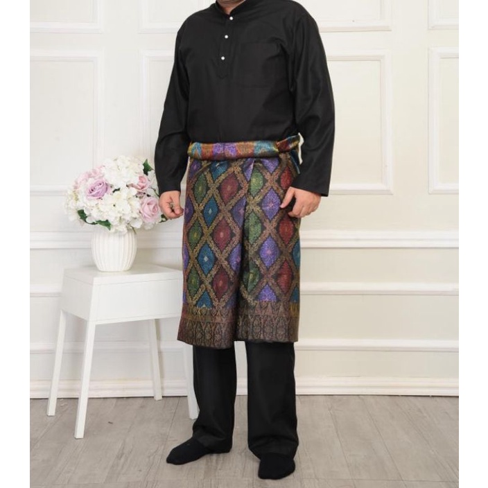 Sampin Raya/Sampin Songket Weaving 3D/Samipn Marriage/Sampin Tunang ...