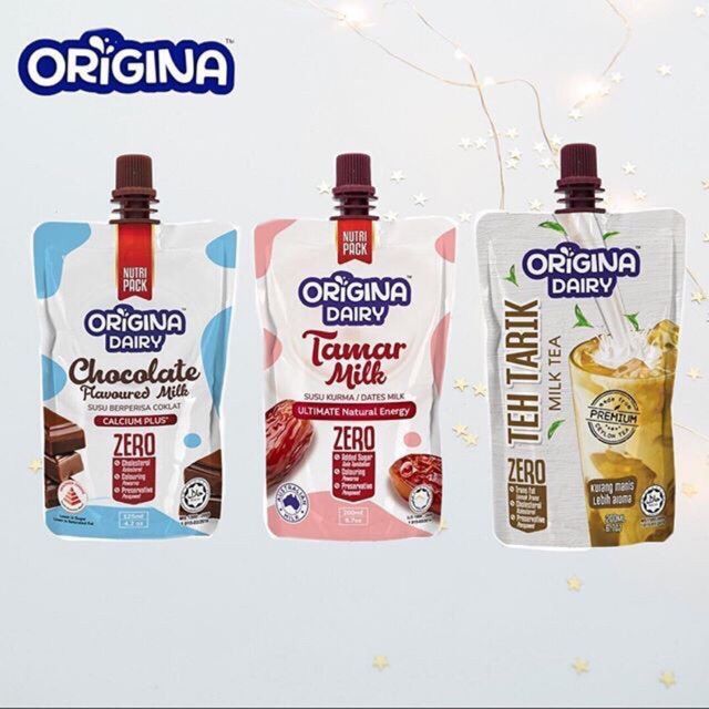 Origina dairy 200ml I Chocolate I Dates I Milk tea Shopee Singapore