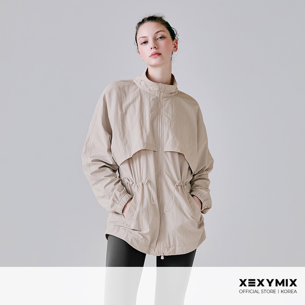XEXYMIX Highneck Out-String Windbreaker / Outer / Jacket / Sports ( 4 ...