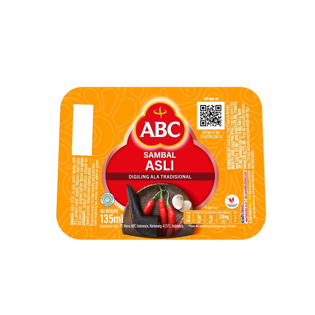 ABC Saus Sambal Asli 135 ml - Twin Pack - Gambar 3