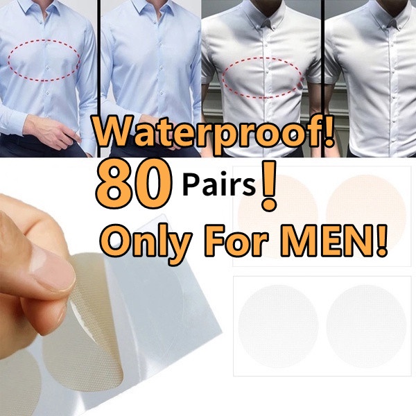 80 Pairs Nipple Tape For Men Waterproof Nipple Cover Disposable Men's