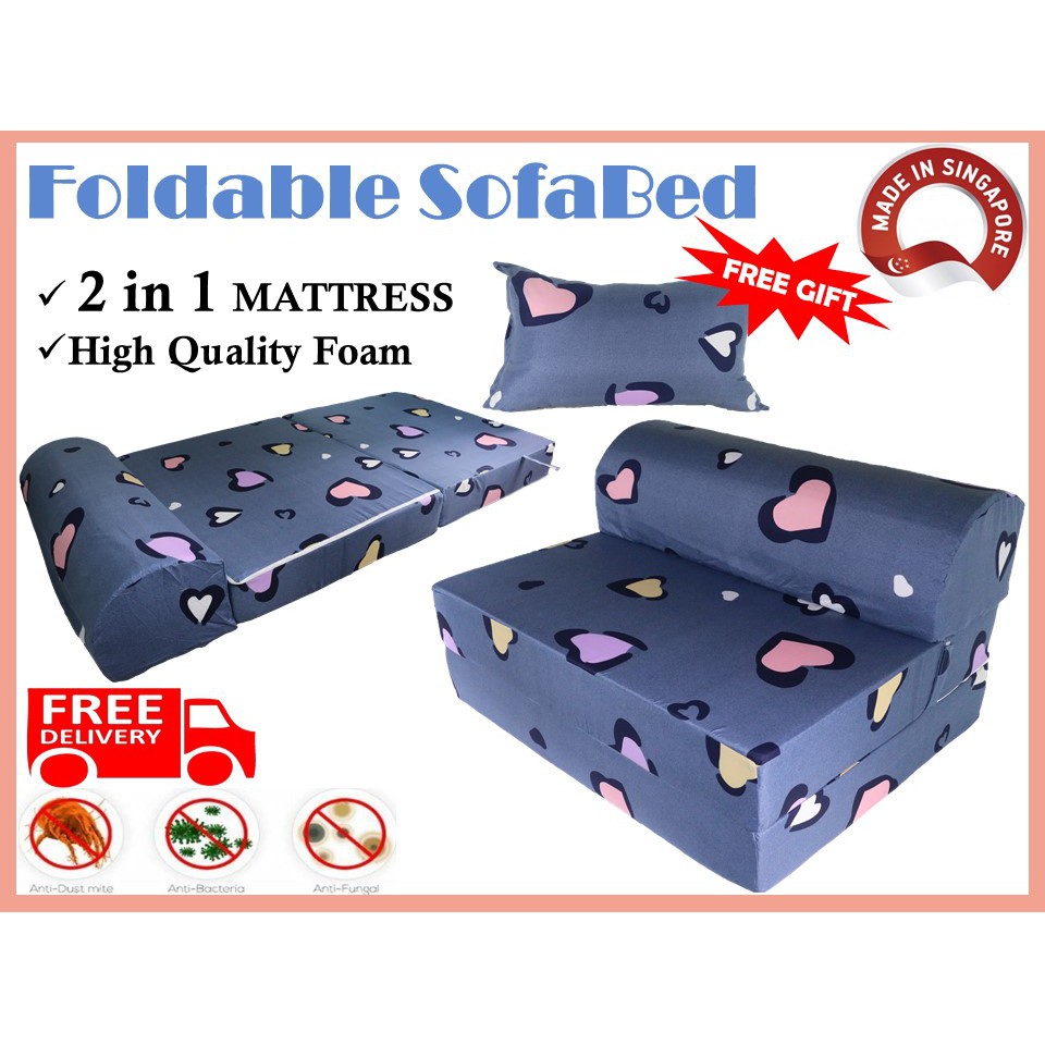 [Deliver in 13 days ] 2in1 FOLDABLE Sofabed / Mattress Suitable for