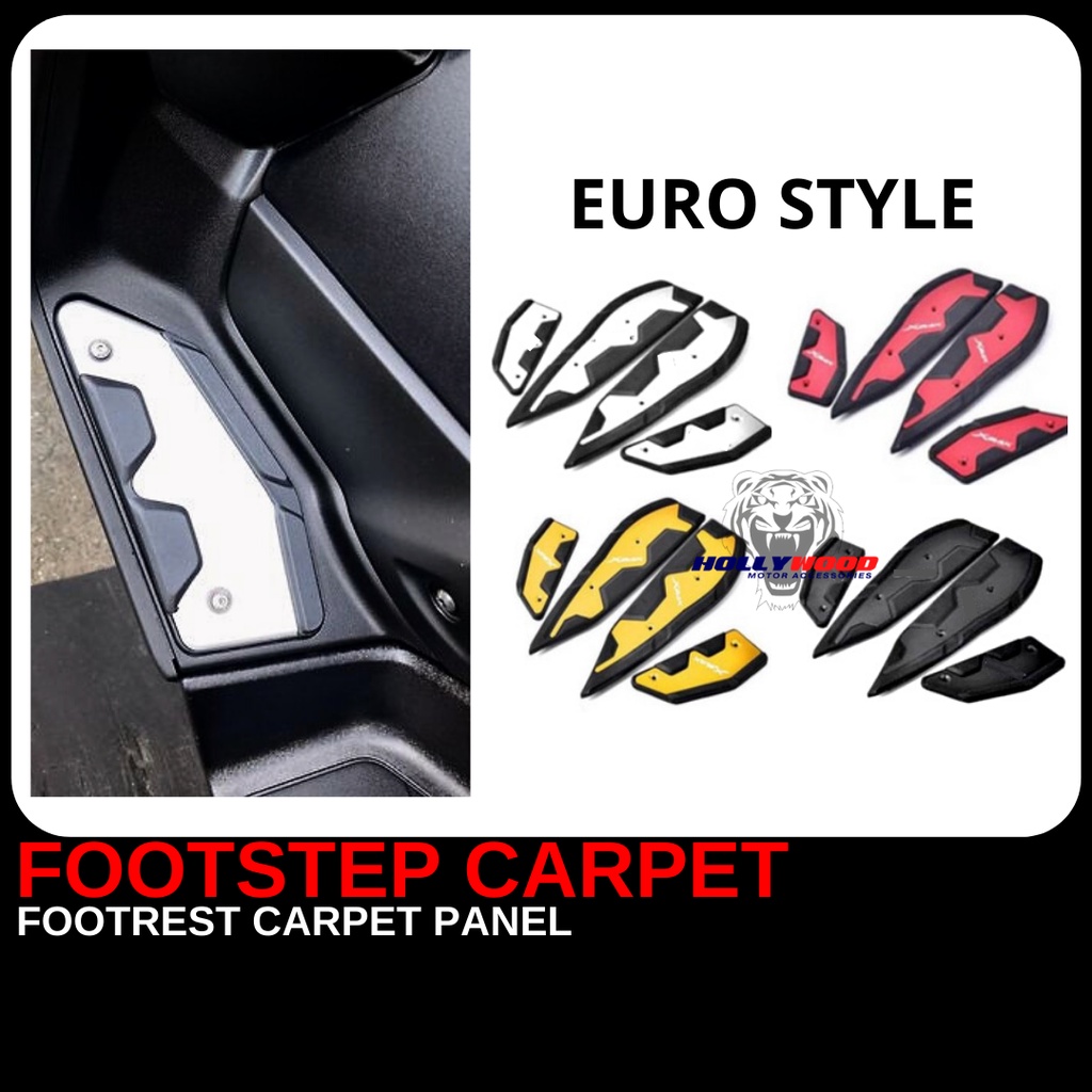 XMAX 250 V1/V2 CARPET FOOTREST EURO STYLE FOOTSTEP PANEL | Shopee Singapore
