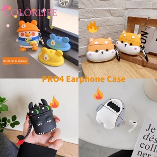 Airpods Pro4 Case Pro 4 Inpods Pro4 Mini 4 Cartoon Silicone Case