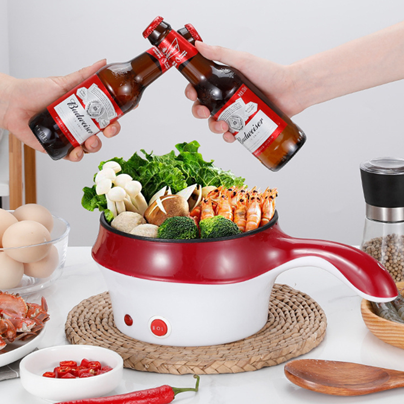 5 in 1 Multi Purpose Electric cooker Non stick Frying Cooker Multi function Cooking Rice Student Dormitory Electric Mini Cooker Shopee Singapore