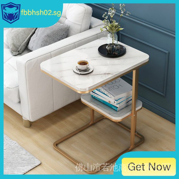 Nordic Marble Coffee Table Living Room Simple and Modern Small Round ...