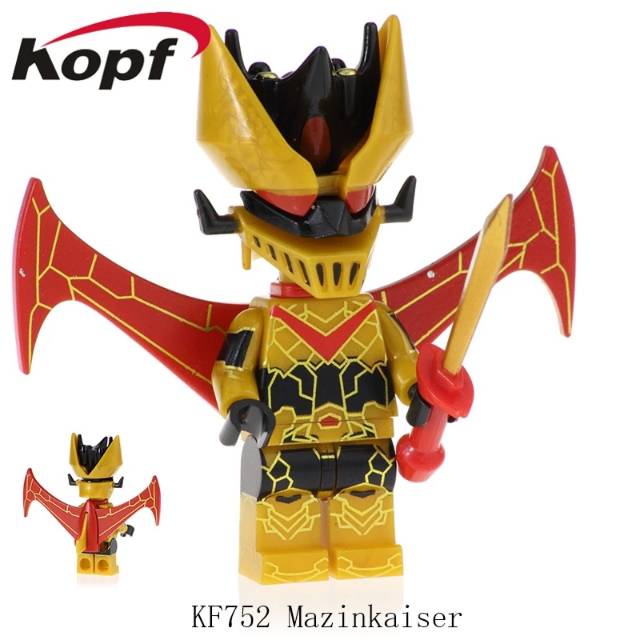 Lego Children's Toys Mazinger Mazinkaiser Gold Minifigure Super Heroes ...